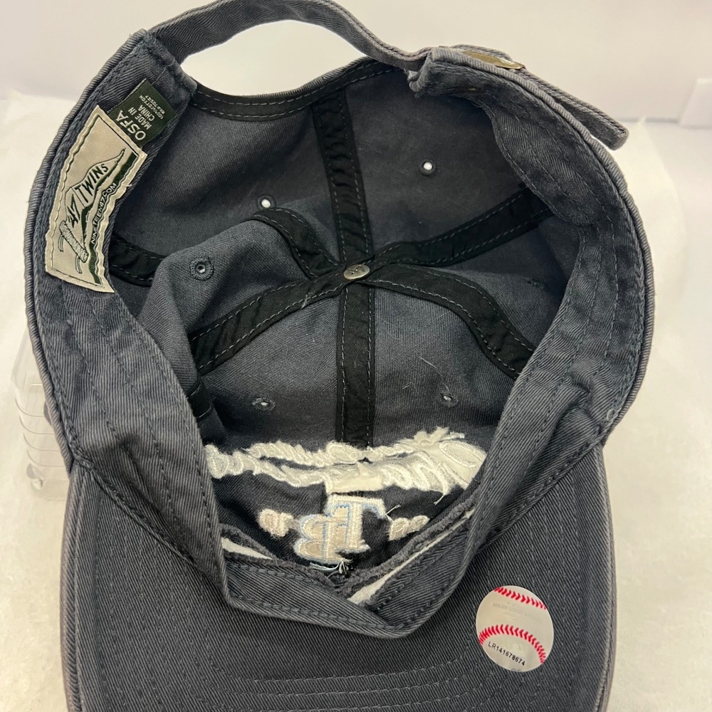 TAMPA BAY RAYS Hat OSFA Navy Blue 2010 AL East Champions Cap '47 Brand Baseball - Picture 8 of 10